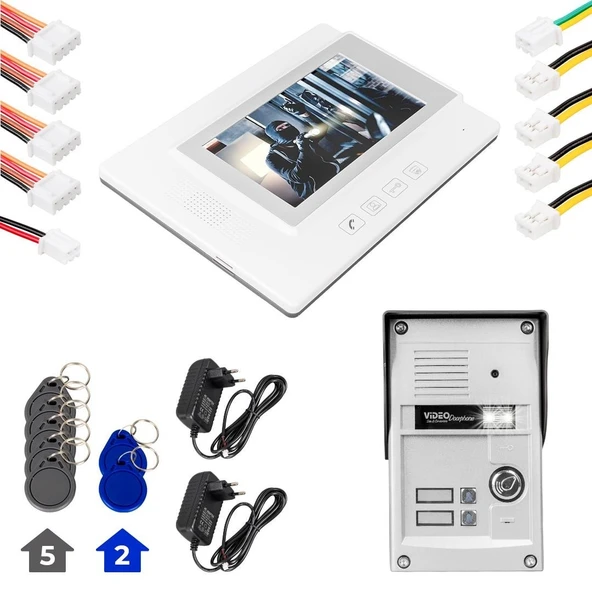 İki Ayrı Daire Için (7 Inç Görüntülü Diafon Sistemi) - 3