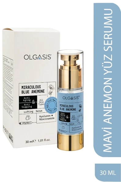 Olgasis Miraculous Blue Anemone Detox Serum 30Ml - Hızlı Onarım & Yaşlanma Karşıtı Bakım Hyaluron + Niacinamide - 4