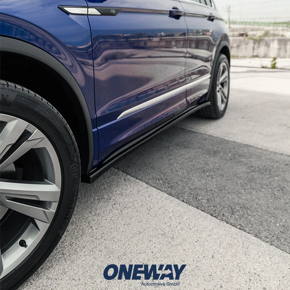 VW Tiguan R Mk2 Facelift 2020+ Marşpiyel Altı Lip / VW Tiguan R-Line Mk2 Facelift 2020+ Marşpiyel Altı Lip (1 Takım) - 6