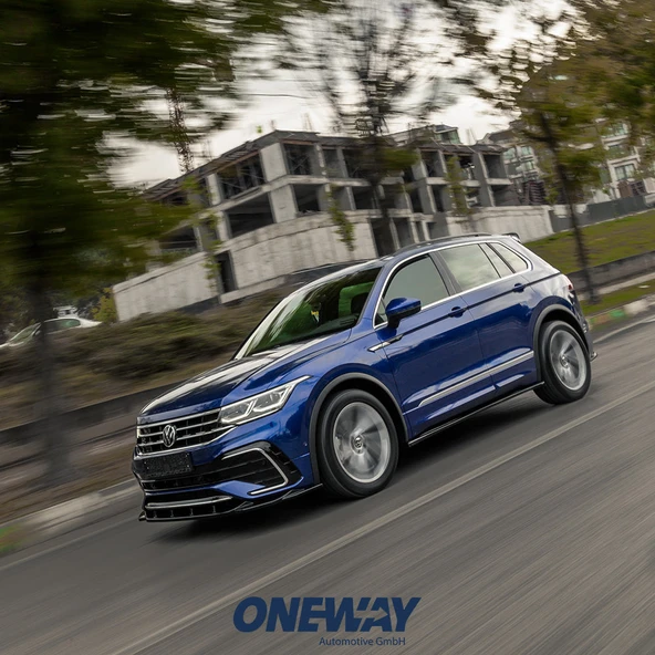 VW Tiguan R Mk2 Facelift 2020+ Marşpiyel Altı Lip / VW Tiguan R-Line Mk2 Facelift 2020+ Marşpiyel Altı Lip (1 Takım) - 5