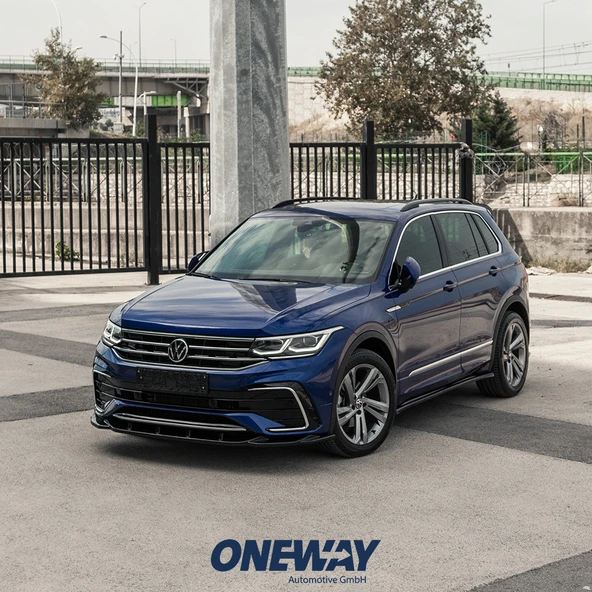 VW Tiguan MK2 R/R-Line Facelift 2020+ Ön Lip - 2