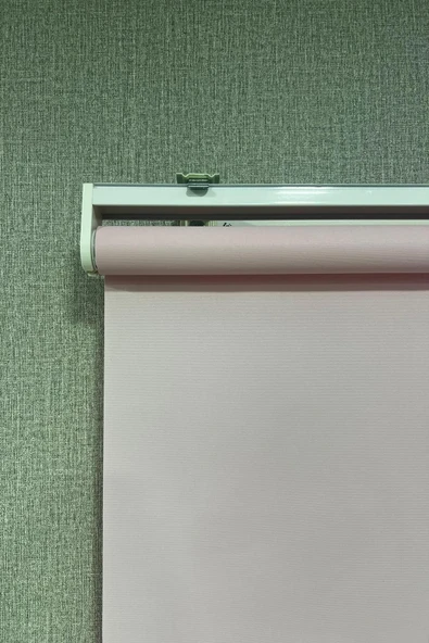 Stor Perde İthal Mat Polyester Pembe p1130 - 2