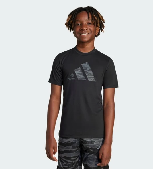 adidas Training Essentials Kamuflaj Baskılı Tişört JC8492