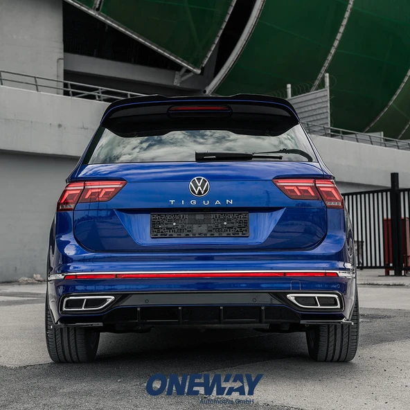 VW Tiguan R-Line Mk2 Facelift 2020-2024 Arka Tampon Sağ Sol Flap (2 Parça)