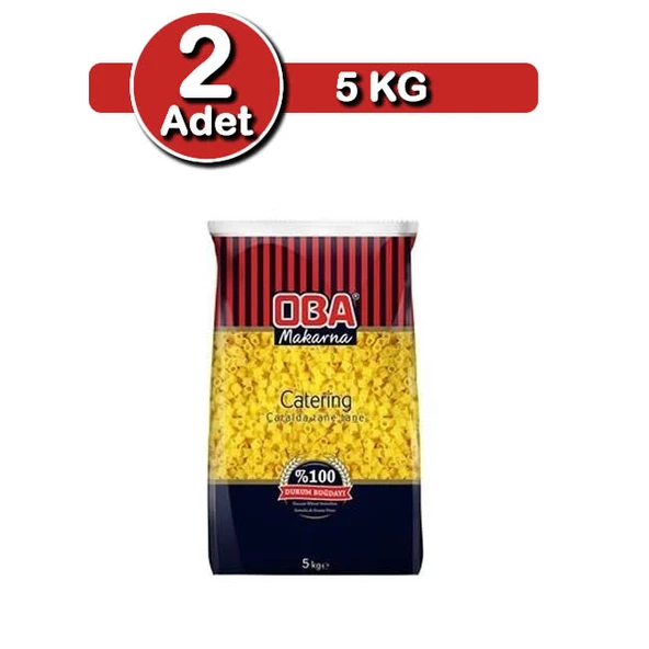 Oba Yüksük Makarna 5 Kg x 2 Adet | Ev Tipi Çorbalık Paket ürün görseli 1