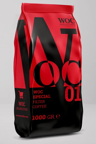 WOC COFFEE 1000gr Woc Special Filter Coffee - Çekirdek
