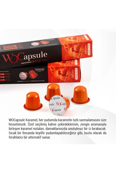 WOC COFFEE WOCapsule Nespresso Uyumlu Kapsül Kahve 60'li Tanışma Paketi - 7