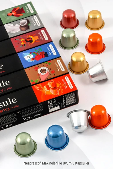 WOC COFFEE Wocapsule Espresso Gold Nespresso Uyumlu Kapsül Kahve 10'lu Kutu - 4