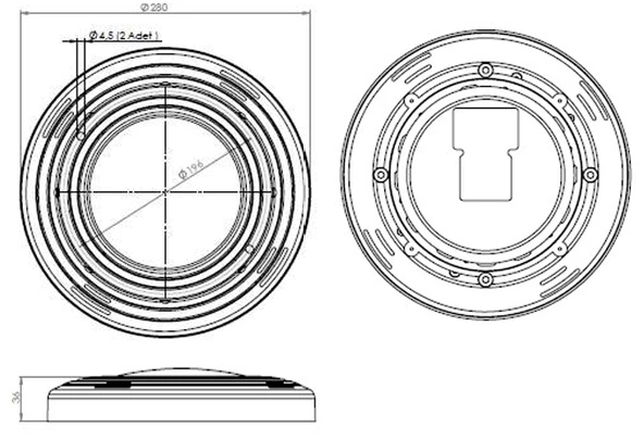 Cometepool Beyaz Işık SMD Led Havuz Sıva Üstü ve Sıva Altı (Joker) Aydınlatma Lambası 33W-ToptancıyızBiz - 4