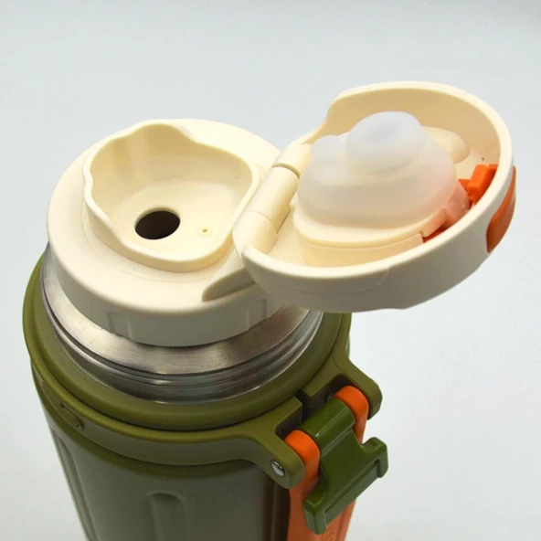 Shotay Çelik Termos Take Trip 1200Ml Yeşil - 3