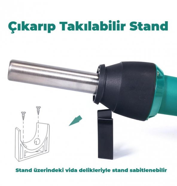 YIHUA-8858-I Isı Ayarlı Sıcak Hava Tabancası - Resim 5