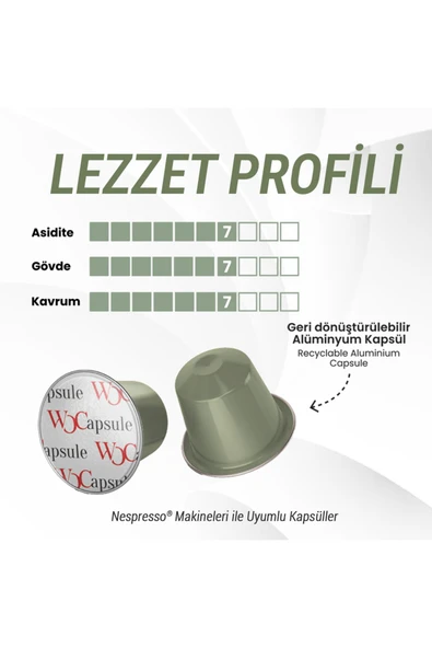 WOC COFFEE WOCapsule Kolajen Nespresso Uyumlu Kapsül Kahve 50'li Avantaj Paketi - 2