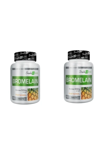 Bromelain 500 Mg 60 tablet 2 Adet