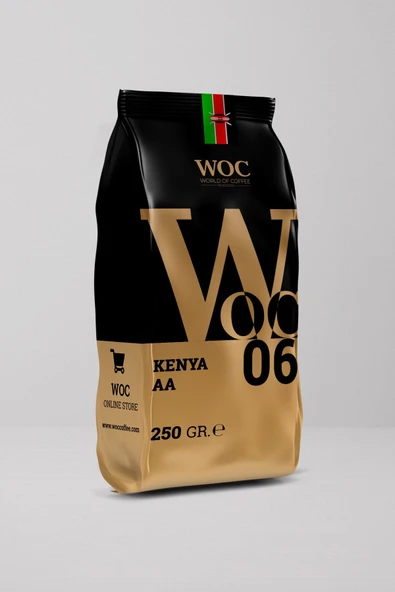 WOC COFFEE 250gr Kenya Aa - Çekirdek