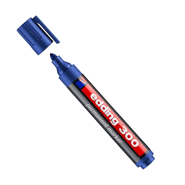 Edding 300 Permanent Marker Kalem Yuvarlak Uçlu 1.5-3 mm 1 Adet - 3