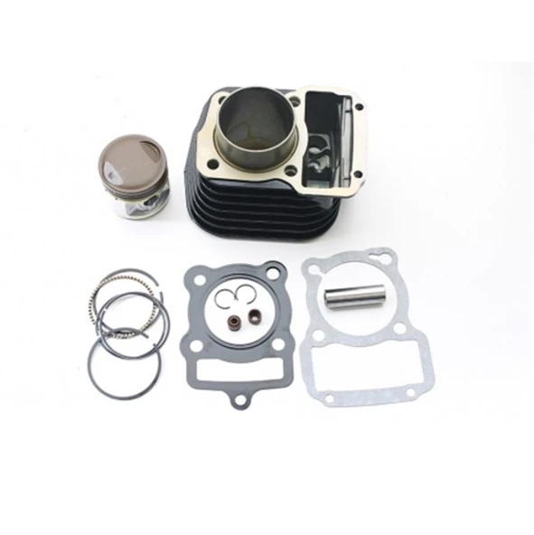 Algaride  Motorsiklet Cg 125 15 perno 56.5mm Silver Silindir Atg Sekman Conta Takımı Piston 51015