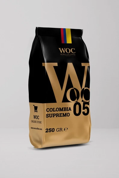 WOC COFFEE 250gr Colombia Supremo - Çekirdek