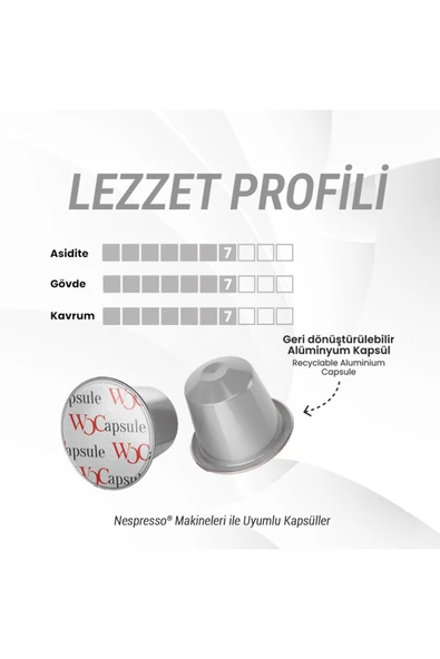 WOC COFFEE WOCapsule Coconut Nespresso Uyumlu Kapsül Kahve 50'li Avantaj Paketi - 2
