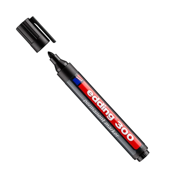 Edding 300 Permanent Marker Kalem Yuvarlak Uçlu 1.5-3 mm 1 Adet - 4