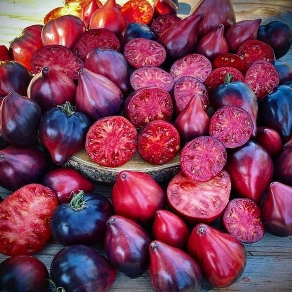 Sgt Peppers Kalp Şeklinde Etli Domates Tohumu (15 Tohum) ürün görseli 1