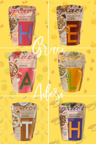 Graci Barbados Kirazı, Mürver & Zerdeçallı Kahvaltılık Gevrek 300 gr - 6
