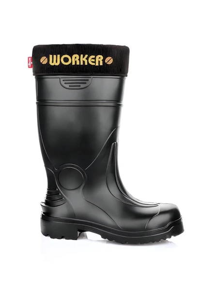 Lemigo Worker Eva Burun Korumalı Siyah Çizme (-30°C) - Resim 2