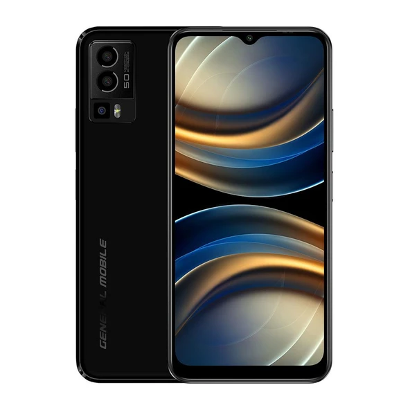 GENERAL MOBILE GM 23 DUAL JET BLACK ( SİMSİYAH ) YENİLENMİŞ AKILLI TELEFON ( ÇOK İYİ ) ürün görseli 1