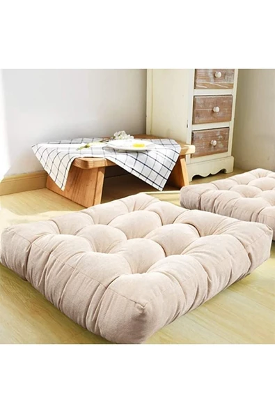 Dekoraitf Balkon Bağçe Ev Yer & Paleti Minderi 60x60x10