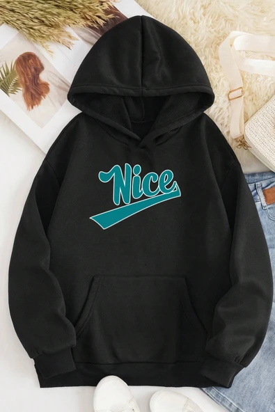 Unisex Nice Baskılı Sweatshirt ürün görseli