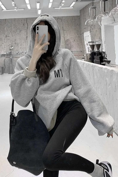 Unisex Thınk I'm Failing Baskılı Sweatshirt - Resim 3