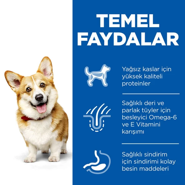 Hill's Adult Small Miniature Tavuklu Küçük Irk Yetişkin Köpek Maması 1.5 Kg - Resim 3
