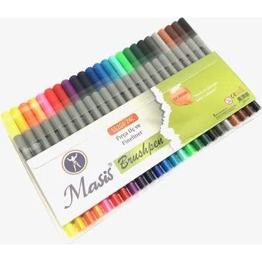Masis Brushpen Çift Taraflı Keçeli Kalem 24 Lü - 2