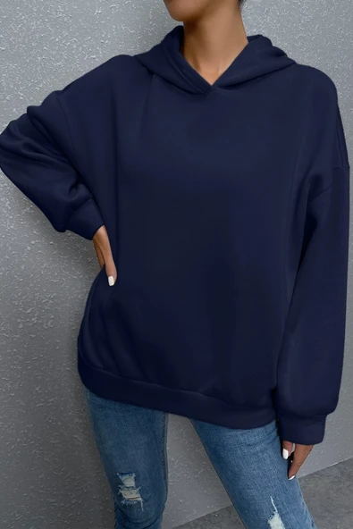Unisex Nothing Baskılı Sweatshirt - 8