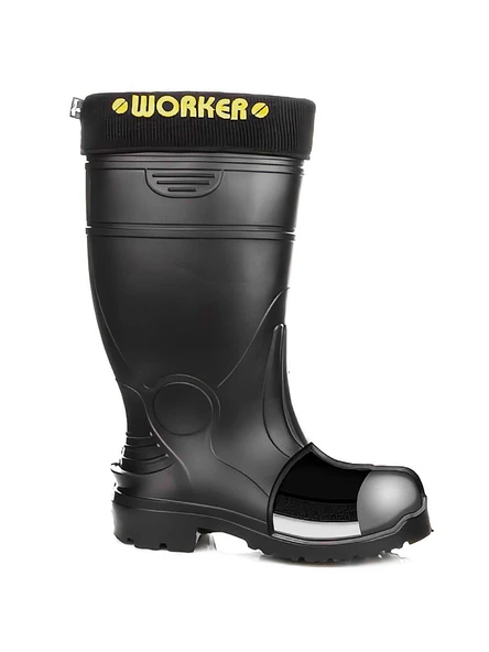 Lemigo Worker Eva Burun Korumalı Siyah Çizme (-30°C) - Resim 3