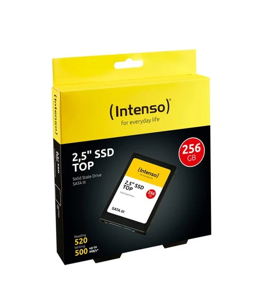 256GB Intenso Top 2.5" Sata3 520MB-480MB/s (3812440) SSD Disk