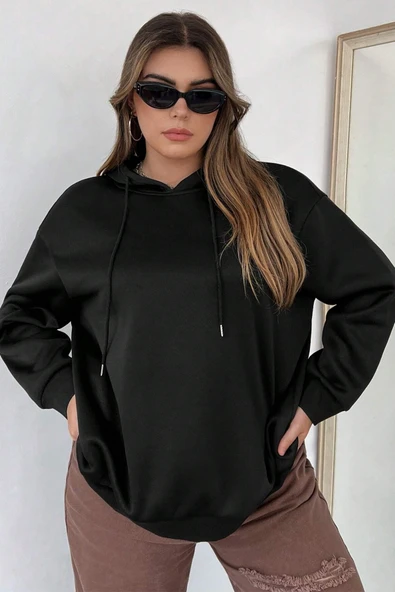 Unisex Nothing Baskılı Sweatshirt - 4