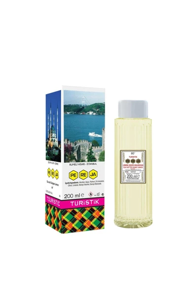 Pereja Limon Çiçeği Cam Şişe 200 ml Kolonya