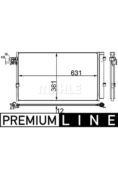 MAHLE KLIMA RADYATORU PREMIUM LINE BMW G30 G11 G12 G14 G15 G16 G32 612138