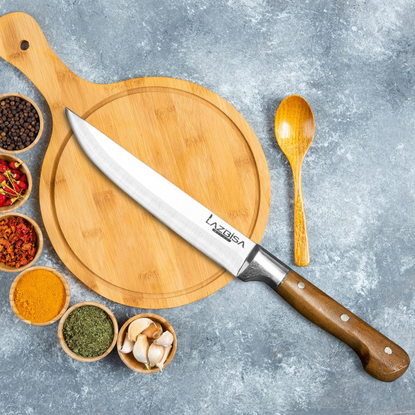 LAZBİSA Mutfak Bıçak Seti Et Meyve Sebze Ekmek Bıçağı ( 1 )