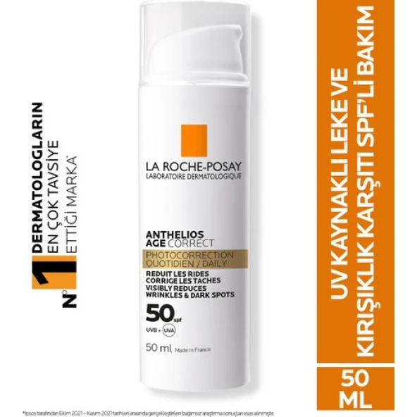 La Roche Posay Anthelios Age Correct SPF 50+ Güneş Kremi 50ml