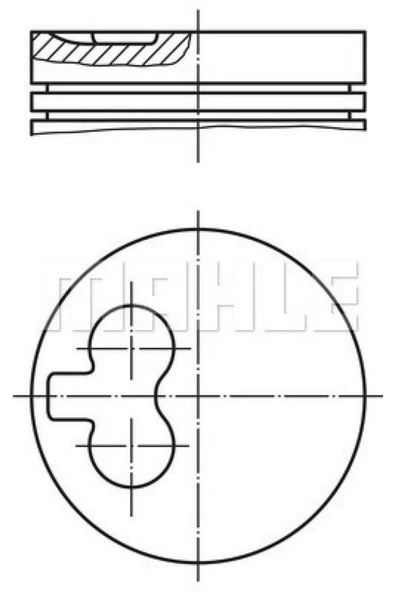 MAHLE PISTON SEGMAN 85.00 MM (+0.60) 406-605 XUD11 ATE 612138