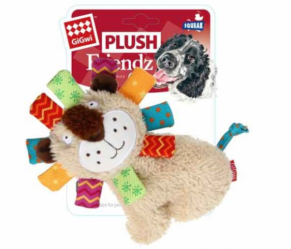 6136 Plush Friendz Sesli Aslan Köpek Oyun. - 6