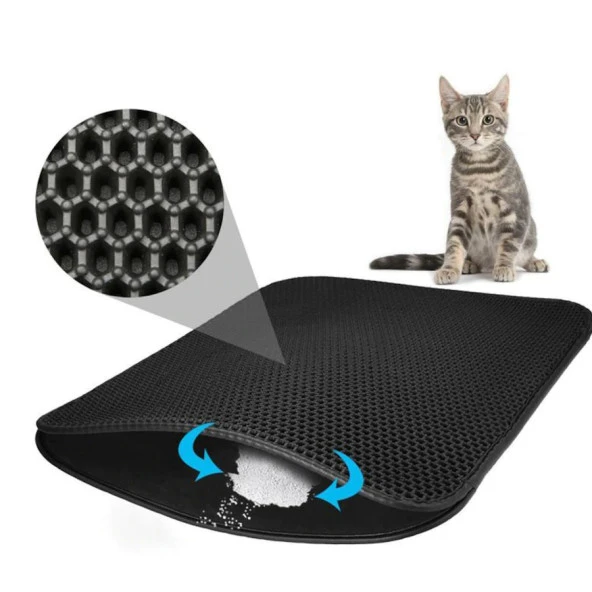 Lux Kedi Kumu Toplama Paspası 60*40 cm - 3