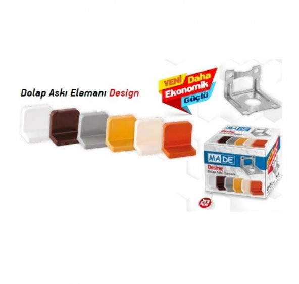 MADE DOLAP ASKI ELEMANI KAHVE   250 ADET
