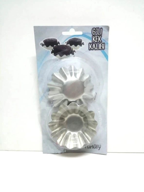 Hayal Sepeti 6lı Metal Kek Kalıbı Kapsülü