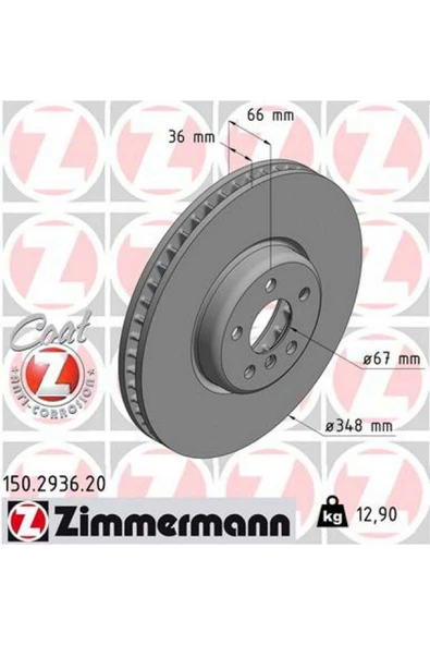 Universal FREN DISKI ON SOL BMW G20 G22 G30 G32 G11 G12 G15 G16 G01 G02 G05 G07 Z4 iX I20 YUKSEK K 612138