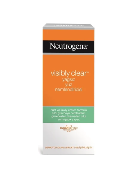 Neutrogena Sivilce Karşiti Yağsiz Yüz Nemlendiricisi 50 ml