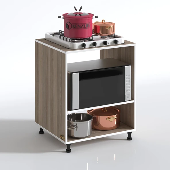 Kenzlife ocak dolabı nermin crd 85*70*60 XLARGE hazır mutfak klasik setüstü ocak için sabit tabla - Resim 2