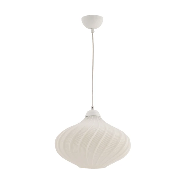 Apliqa Leonor Beyaz Tekli Modern Sarkıt Oturma Odası, Salon Sarkıt Avize - Resim 3