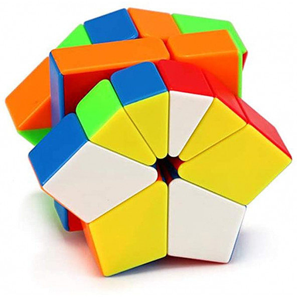 MrsToys Moyu Square 1 3x3+Küp yağı hediye Zeka Küpü Rubik Küpü Sabır Küpü - 3